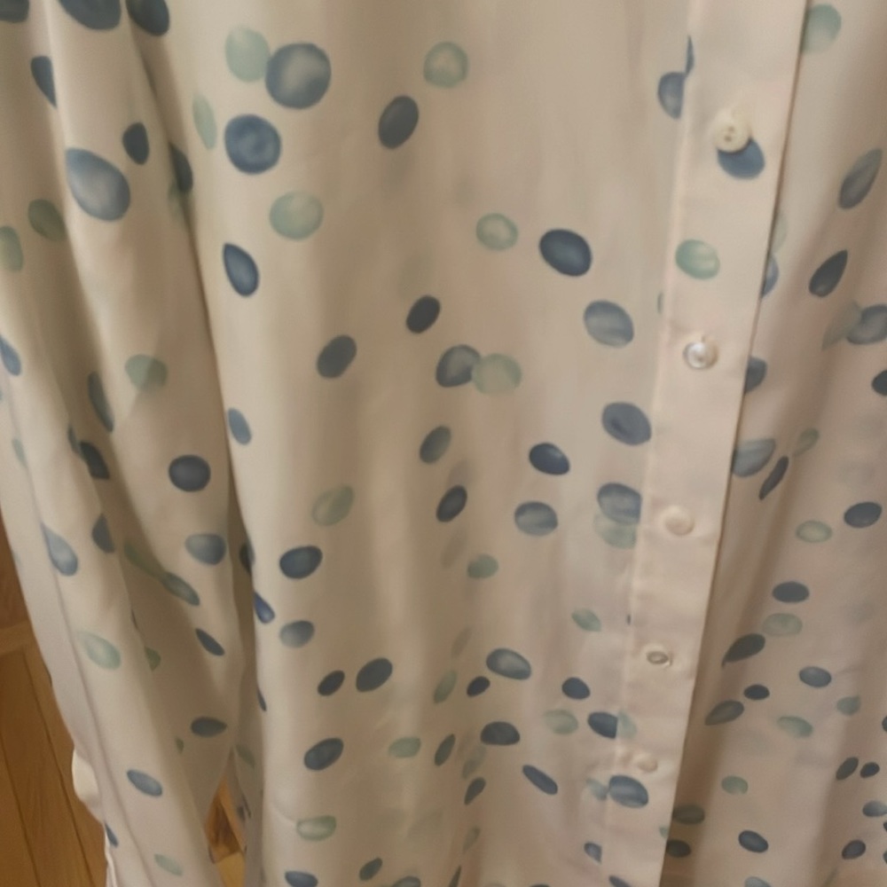 v i n t a g e ::
Y2K 90s 80s polkadot button up shirt - Picture 3 of 6
